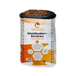 eivolution Waldboden-Einstreu 60L Kaninchen Hühner - Staubfrei, Kompostierbar & Geruchsbindung