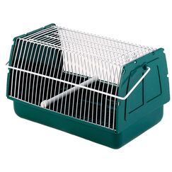 Kerbl Pet Transportbox, Tierbox, 21x15x14 cm, Kunststoff, grün, für Hamster, Meerschweinchen, Nager, Kleintiere