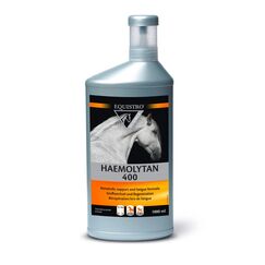 EQUISTRO® Haemolytan 400 | Ergänzungsfuttermittel für Pferde | Unterstützung der Vitalität | Kann zur Verbeserung der allgemeinen Leistungsbereitschaft beitragen | 1L