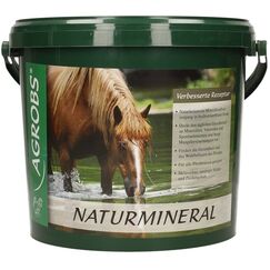 Agrobs Naturmineral | 3 kg | Ergänzungsfuttermittel für Pferde | Unterstützende hochwertige Mineralstoffversorgung für alle Pferde | ADMR-konform