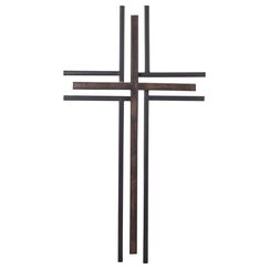 Dicksons Metall Wand Kreuz - Schwarz und Bronze Kreuzen
