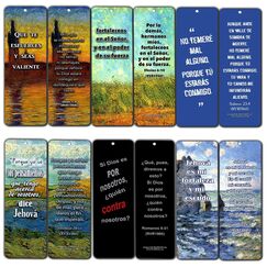 Spanisch Christian Lesezeichen Karten – Be Strong 12-Pack 12-pack.