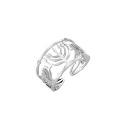 Amaxer Davidstern Hexagramm Chanukka Menora Kerze jüdisches Magen Hebräisch Judaica ausgehöhlt offen verstellbarer Fingerring, Metall