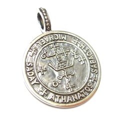 Silberschmuck - BG Anhänger Erzengel Michael aus 925 Sterlingsilber – Schutzsymbol Kettenanhänger, massiv gearbeitet, Unisex Schmuck, Geschenk