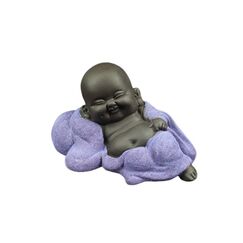 Healifty Kreative Buddha Statuen Keramik Kleine Niedliche Buddha Statue Mönch Figur Kreative Baby Handwerk Puppen Ornamente Geschenk Chinesische Zarte Keramik Kunst Und Handwerk