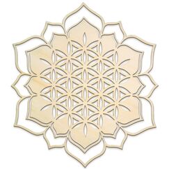Blume des Lebens Lotus 30,5 cm Samen des Lebens Home Decor Holz Wandkunst Heilige Geometrie Kunst Skulptur Wanddekorationen Chakra Banner Kristall Gitter