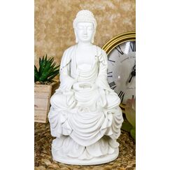 Ebros Eastern Erleuchtung meditierend – Buddha Amitabha Statue 18,4 cm Hoch für Home Altar Zen Dekoration Einzugs Decor
