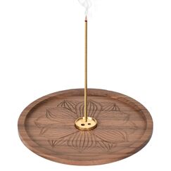 Räucherstäbchen Halter, Holzlotus Räucherstäbchenhalter, Lotus Stick Räuchergefäß, Räucherstäbchenhalter Lotus, Weihrauchhalter für Meditation, Yoga und Heimdekoration