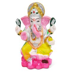 Purity Style Lebendige Ganesha-Statue aus Kunstharz – Ganesha-Skulptur Idol