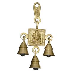 Exotic India Ganesha Bell Messing Statue, 16,5 x 8,9 x 3 cm
