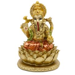 alikiki Hindu-Gott, Lord Ganesha, Statue – Indien Ganpati Idol Elefant Skulptur – indischer Buddha Mandir Pooja Tempel