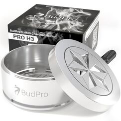 BudPro Hookah Kohlehalter ProH3 - W&auml;rmemanagementsystem Ger&auml;t zum Sparen von Kohlen und Shisha Geschmack - Windhaube Hookah Head