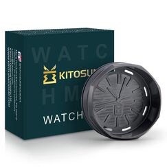KITOSUN Shisha HMD Smokebox Edelstahl - Shisha Zubeh&ouml;r WatchHMD Holzkohle Heat Management Device Edelstahl HMD Kohlenhalter Leicht zu Halten 3 St&uuml;ck 26 mm Kokosnuss Kohlen (APwatchHMD-Gun)