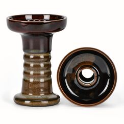 Shisha kopf Kitosun Venus Hookah Bowl Schale mit Rand kompatibel mit HMD Provost (Kaffee)