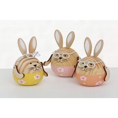 BOLTZE Hase Ostern 3 Ausführungen H:11cm Stückpreis