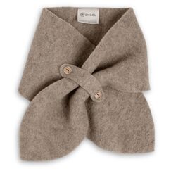 Engel Natur, Merino Baby Kinder Fleece Steckschal, 100% Wolle (kbT) (Walnuss Melange)