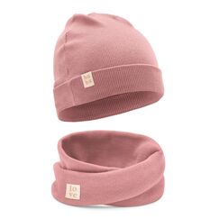 Bubalove M&uuml;tzen und Schalset f&uuml;r Jungen, M&auml;dchen, Baby, Gr&ouml;&szlig;en 0mc bis 12 Jahre+ viele Farben, Fr&uuml;hlings-, Herbstsets, Baumwollm&uuml;tzen, handgen&auml;ht (52-56, Pfingstrose)