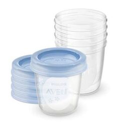 Philips AVENT SCF619/05 Aufbewahrungsbecher f&uuml;r Muttermilch, Becher inklusive Deckel