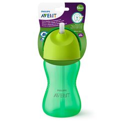 Philips AVENT SCF798/01 Strohhalmbecher, aus Silikon, gr&uuml;n