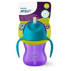 Philips AVENT SCF796/02 Strohhalmbecher, Silikon, violett