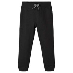 NAME IT Jungen Jogger Nkmsweat Pant Bru Noos, Schwarz, 128