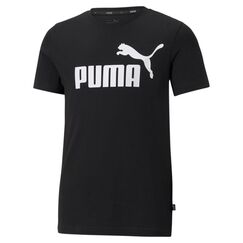 PUMA Jungen Ess Logo Tee B T-shirt, Puma Black, 152 EU