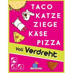 Blue Orange, Taco Katze Ziege Käse Pizza: Voll Verdreht, Partyspiel, Kartenspiel, 2-8 Spieler, Ab 8+ Jahren, 10 Minuten, Deutsch