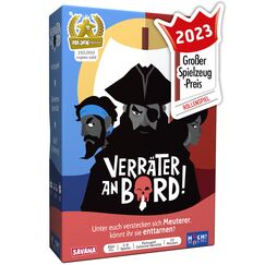 SAVANA Verr&auml;ter an Bord - Bluffen, Strategie, Spa&szlig;, & Verrat | Kartenspiel f&uuml;r Jugendliche & Erwachsene | 3-8 Spieler | Ab 10 Jahren | Gesellschaftsspiel f&uuml;r Familie & Freunde