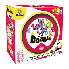 Asmodee, Dobble 1,2,3, DE-Version, Familienspiel, Kartenspiel, Schnelles und lustiges Gesellschaftsspiel für die ganze Familie, 2-8 Spieler, ab 6 Jahren, 15 Minuten
