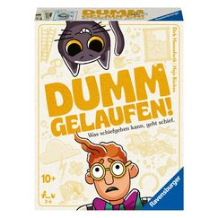 Ravensburger 20968 - Dumm Gelaufen! Kartenspiel f&uuml;r 2-6 Personen, Mit Mac und schwarzer Katze Murphy, Unterhaltung ab 10 Jahren
