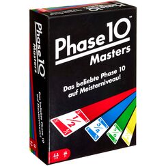 Mattel Games Phase 10 Masters Kartenspiel, Geeignet für 2 - 6 Spieler, Spielzeit ca. 60 - 90 Minuten, ab 7 Jahren, Deutsche Version, FPW34