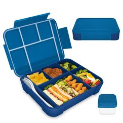 IJIAMY Brotdose Kinder mit F&auml;chern, Bento Box Kinder, Auslaufsicher Lunchbox Kinder, Brotbox f&uuml;r M&auml;dchen & Jungen, Snackbox, Perfekt f&uuml;r Schule, Kindergarten & Ausfl&uuml;ge