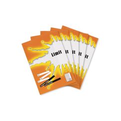 Limit Schulheft A4, 16 Blatt, Lineatur 26, kariert mit Rand, 5 St&uuml;ck