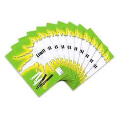 Limit Schulheft A4, 16 Blatt, Lineatur 25, liniert mit Rand, gr&uuml;n, 10 St&uuml;ck