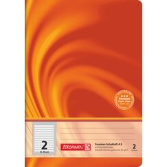 Brunnen 104570202 Premium-Schulheft DIN A5, 16 Blatt, einfaches Heft