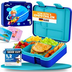LUCKY KIDZ&copy; Brotdose Kinder mit F&auml;chern, Bento Box, Brotdose mit F&auml;chern, Auslaufsicher & BPA frei, Lunchbox Kinder, Vesperbox, Jausenbox, Brotdosen, Lunch Box, Brotzeitbox, Fr&uuml;hst&uuml;cksbox