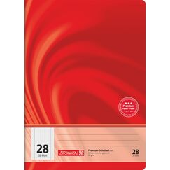 BRUNNEN 104442802 Premium-Schulheft DIN A4, 32 Blatt, Doppelheft