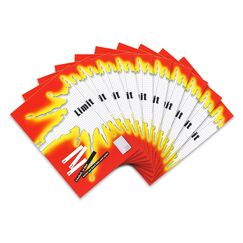 Limit Schulheft A4, 16 Blatt, Lineatur 28, kariert mit Rand, rot, 10 St&uuml;ck