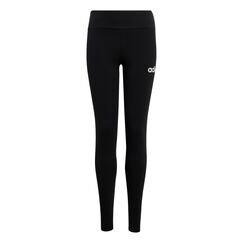 adidas Girl's Essentials Leggings, Black/White, 9-10 Years