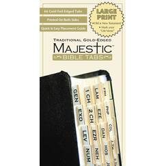 Majestic Bible Tabs Traditional Gold (Majestic Bible Tabs (Large Print))