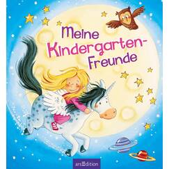 Meine Kindergarten-Freunde (Einhorn): Freundebuch ab 3 Jahren für Kindergarten und Kita, für Jungen und Mädchen