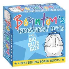 Boynton's Greatest Hits The Big Blue Box (Boxed Set): Moo, Baa, La La La!; A to Z; Doggies; Blue Hat, Green Hat (Boynton Board Books)