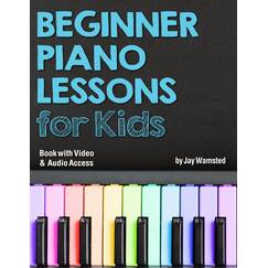 Beginner Piano Lessons for Kids Book: with Online Video & Audio Access