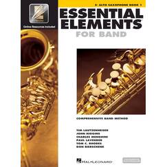 Essential Elements for Band - Eb Alto Saxophone Book 1 with Eei