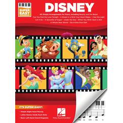 Disney Super Easy Songbook Piano | Einfaches Klaviernotenbuch für Kinder und Erwachsene | Einfache Melodien für die rechte Hand mit Buchstaben, ... Songbook - 60 Simple Arrangements for Piano