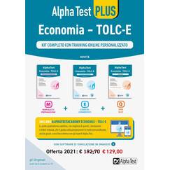 Alpha Test Economia. Tolc-E. Kit completo di preparazione con training on line personalizzato: Manuale di preparazione-Esercizi commentati-3.500 quiz. Con software di simulazione (TestUniversitari)