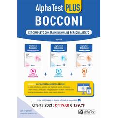 Alpha Test plus Bocconi. Kit completo con training online personalizzato (TestUniversitari)