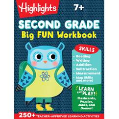 Second Grade Big Fun Workbook: 256 Pages of Puzzle-Based Practice in Math, Reading, Science and More, a Fun Second Grade Workbook for Kids to Build ... (Highlights Big Fun Activity Workbooks)