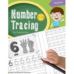 Number Tracing Book for Preschoolers: Number tracing books for kids ages 3-5,Number tracing workbook,Number Writing Practice Book,Number Tracing Book. Learning the easy Maths for kids