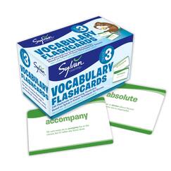 3rd Grade Vocabulary Flashcards: 240 Flashcards for Improving Vocabulary Based on Sylvan's Proven Techniques for Success (Sylvan Language Arts Flashcards)